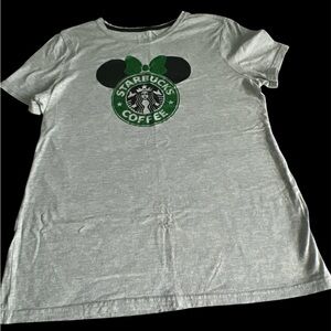 Minnie Mouse Starbucks graphic tee